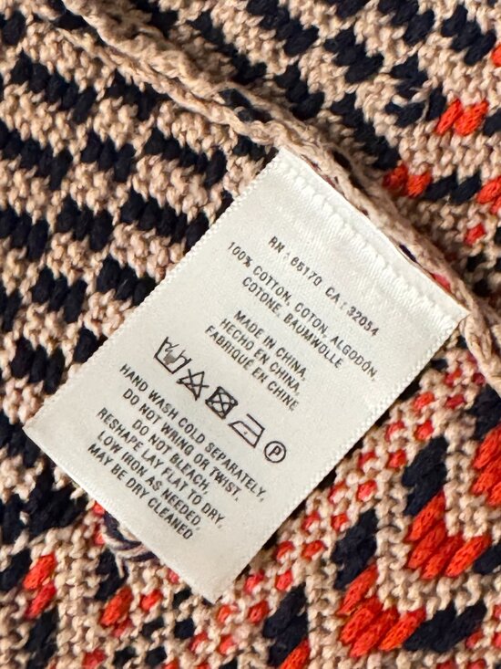 ANTHROPOLOGIE MOTH RARE WOVEN TEXTILE CARDIGAN SWEATER BOHO COTTAGE CORE INDIE M - Picture 7 of 7